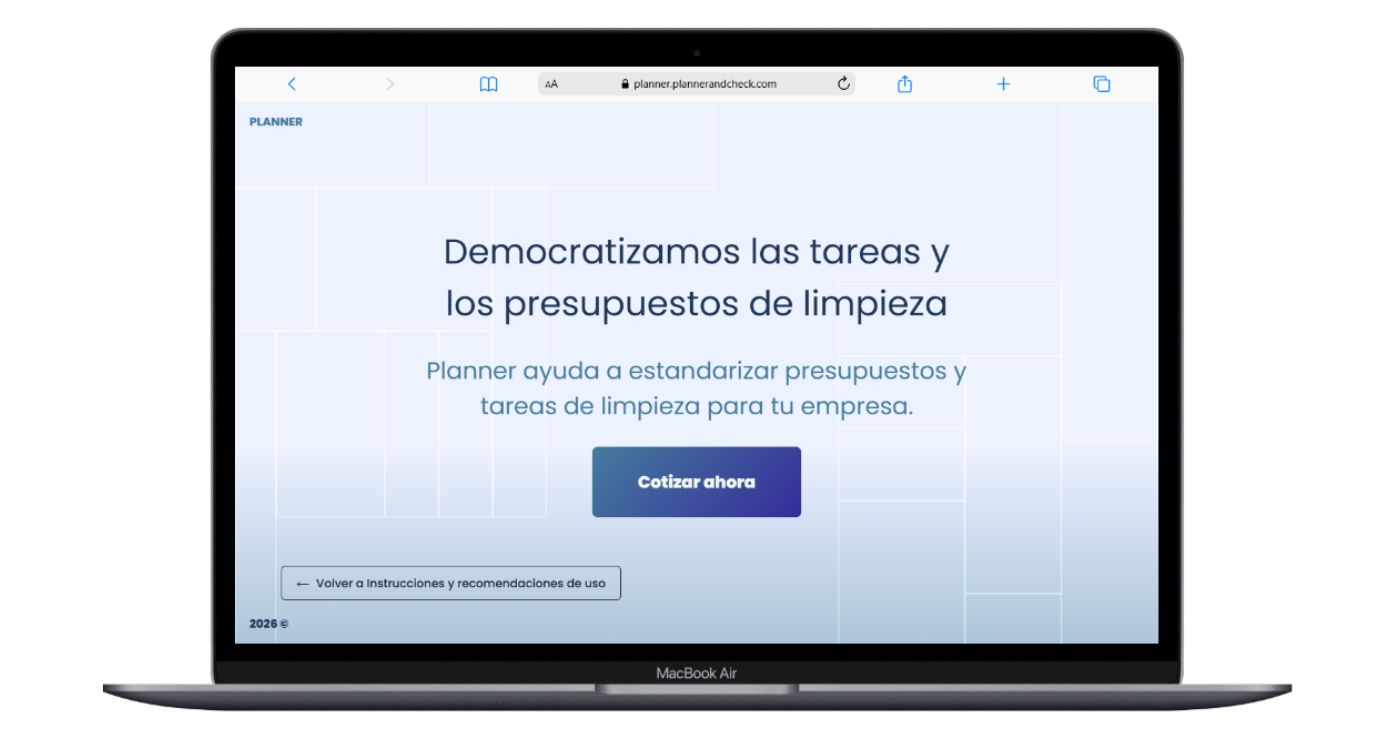 Panel de planificación de limpieza Planner-4